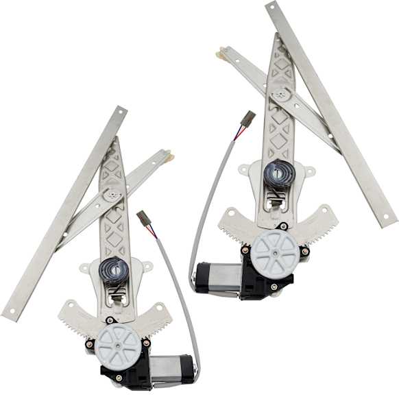 Front, Driver and Passenger Side Window Regulators, Power