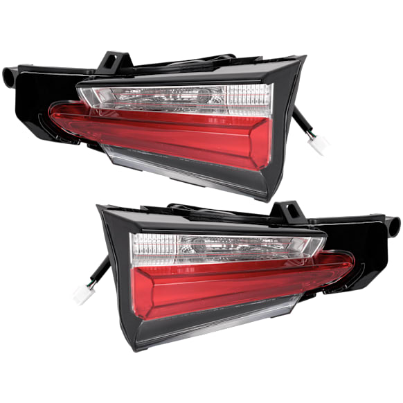 Driver and Passenger Side, Inner Tail Lights, with Bulb, Halogen, Mounts On Liftgate