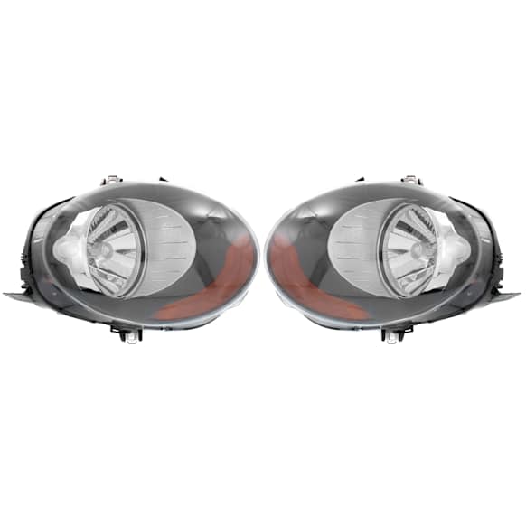 2016 Mini Cooper - Driver and Passenger Side Halogen Headlight, With bulb(s), OE Replacement