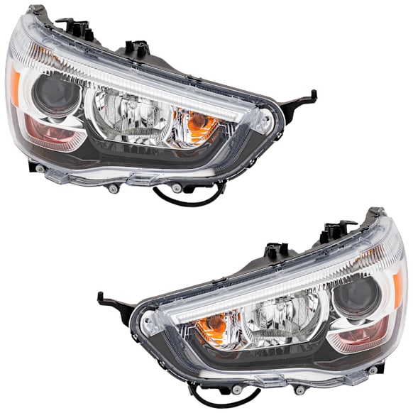 Driver and Passenger Side Headlights, with Bulbs, HID/Xenon, with HID Bulbs and ballast