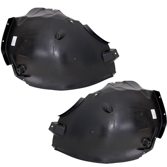 Front, Driver and Passenger Side, Rear Section Fender Liner