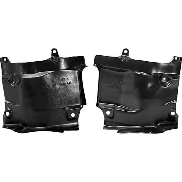 Front, Driver and Passenger Side Engine Splash Shields, Japan Built Vehicle