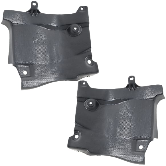 Driver and Passenger Side Engine Splash Shields, (Mazda 3, Japan/Mexico Built Vehicle, Sedan)/Hatchback