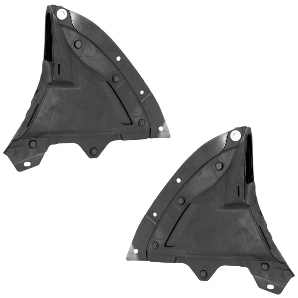Driver and Passenger Side Engine Splash Shields, CAPA CERTIFIED