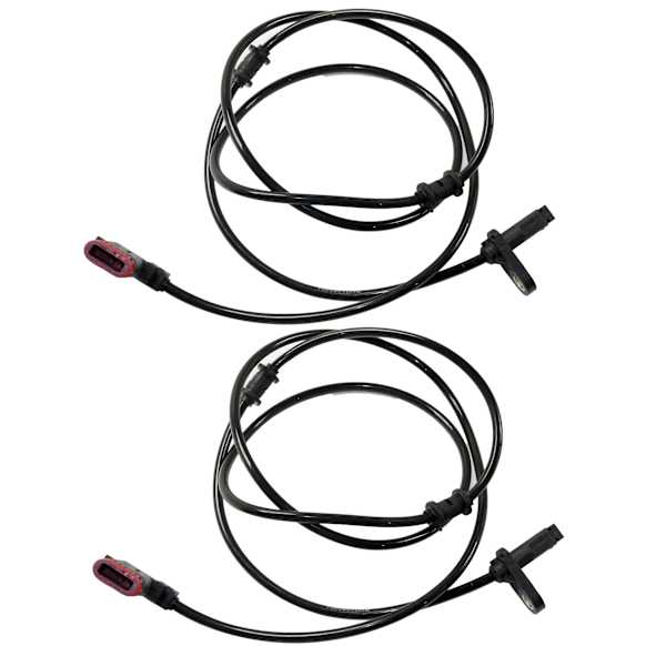 Rear, Driver and Passenger Side ABS Speed Sensor Set of 2