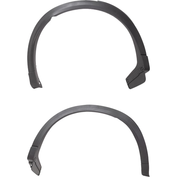 Rear, Driver and Passenger Side Fender Trim, Textured Black