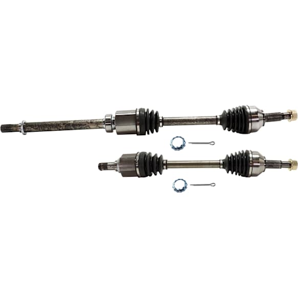 Front, Driver and Passenger Side Axle Assemblies, Automatic CVT Transmission, SE-R Model, 4 Cyl., 2.5L Engine