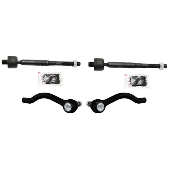 Front, Driver and Passenger Side, Inner and Outer Tie Rod Ends