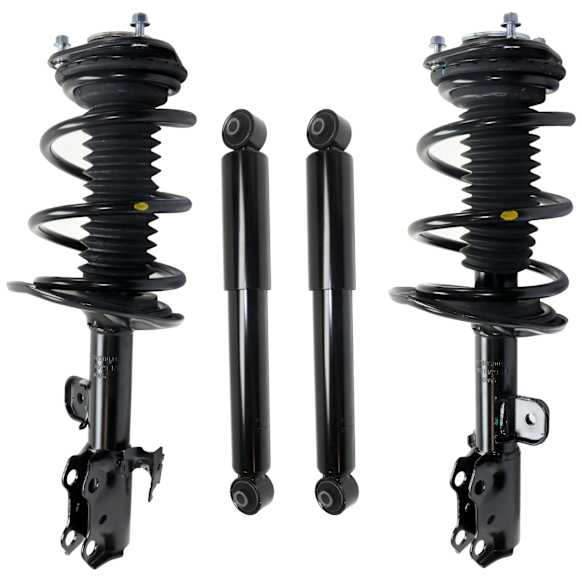 2010 Toyota RAV4 Sport - Front and Rear, Driver and Passenger Side Shock and Fully Loaded Strut