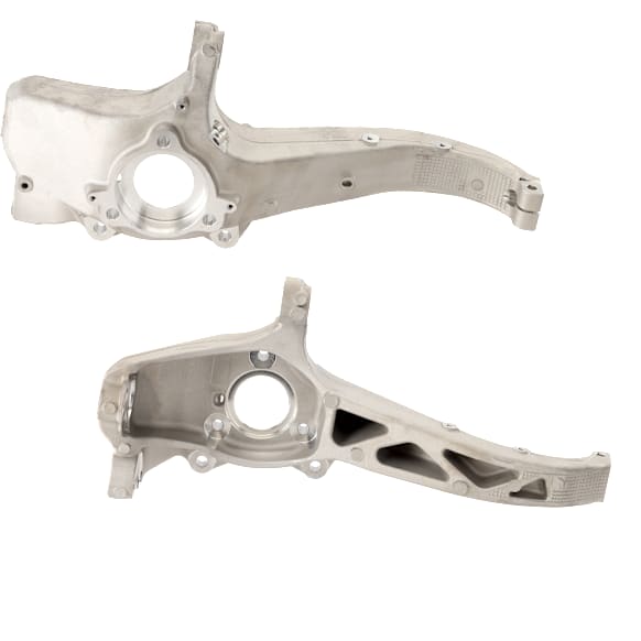 Front, Driver and Passenger Side Steering Knuckle, Without Backing Plate, Without Bearing
