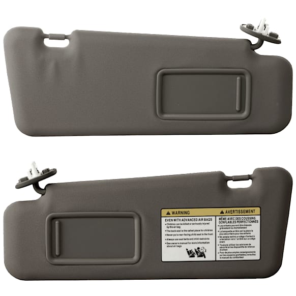 Sun Visor, Gray, Set of 2