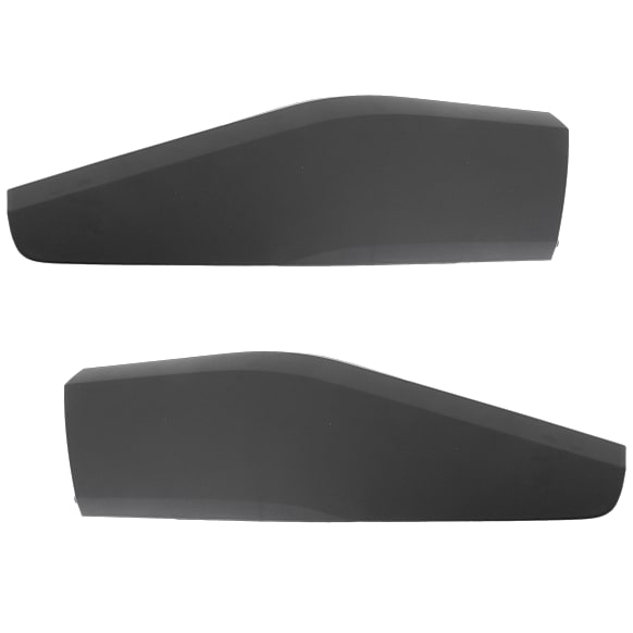 Rear, Driver and Passenger Side Door Molding and Beltlines, Textured Black