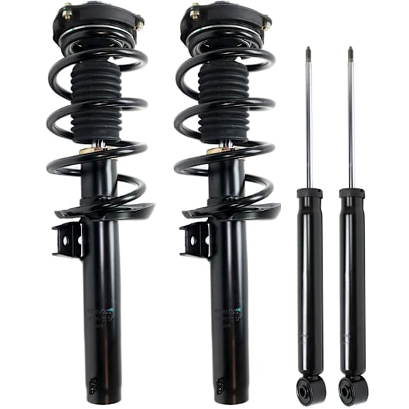 2014 Volkswagen Jetta Comfort - Front and Rear, Driver and Passenger Side Shock and Fully Loaded Strut, Wagon, with 55 (mm) Outside Suspension Strut Housing Diameter, Generation 5