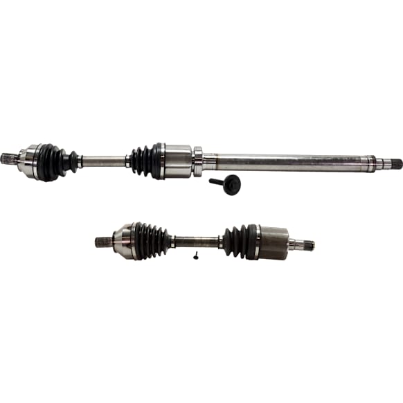 Front, Driver and Passenger Side Axle Assembly - New Set of 2