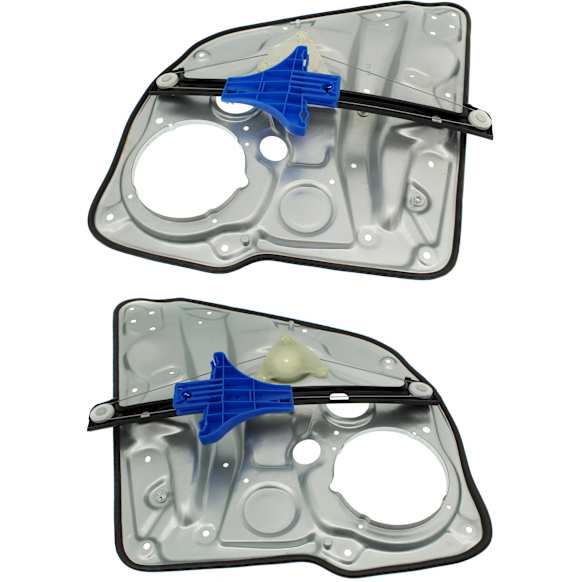 Rear, Driver and Passenger Side Power Window Regulator, Without Motor