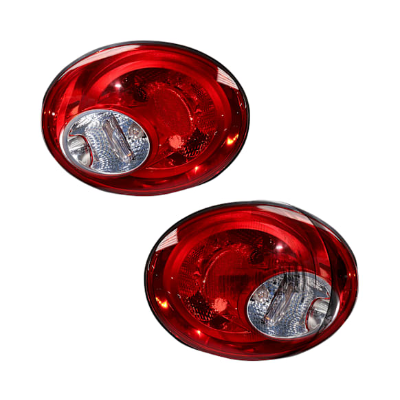 Driver and Passenger Side Halogen Tail Light, With bulb(s), OE Replacement
