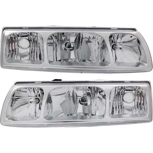 2005 Saturn Vue - Driver and Passenger Side Halogen Headlight, With bulb(s), OE Replacement