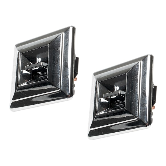 SET-SIDS916-2 Rear, Driver and Passenger Side Window Switches, Chrome