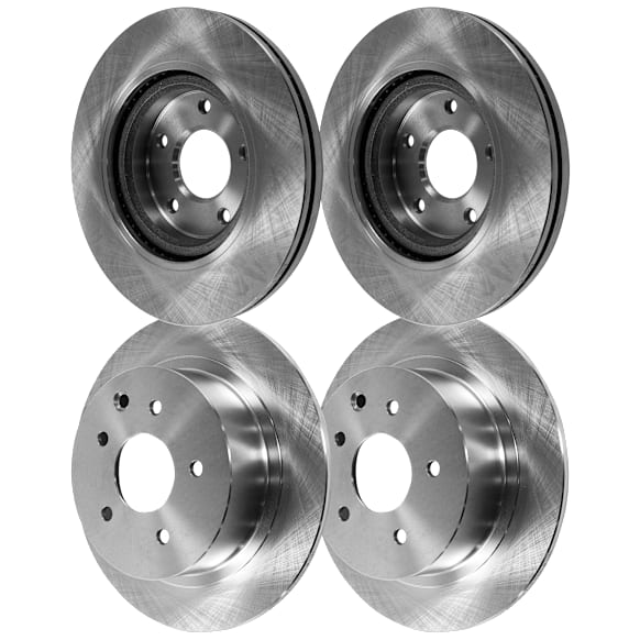 2012 Nissan Altima - Front and Rear Brake Disc, Plain Surface, Vented - Front; Solid - Rear, 5 Lugs, 2.5L 4Cyl, Pro-Line Series