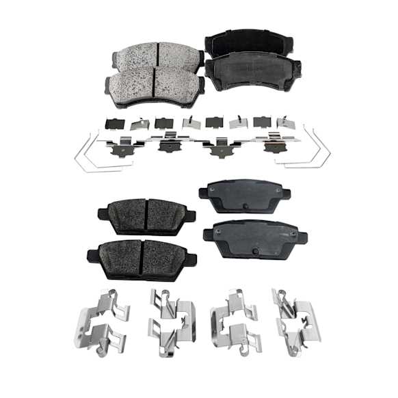 2012 Ford Fusion - Front and Rear Ceramic Brake Pad Set, FLEX, Pro-Line Series