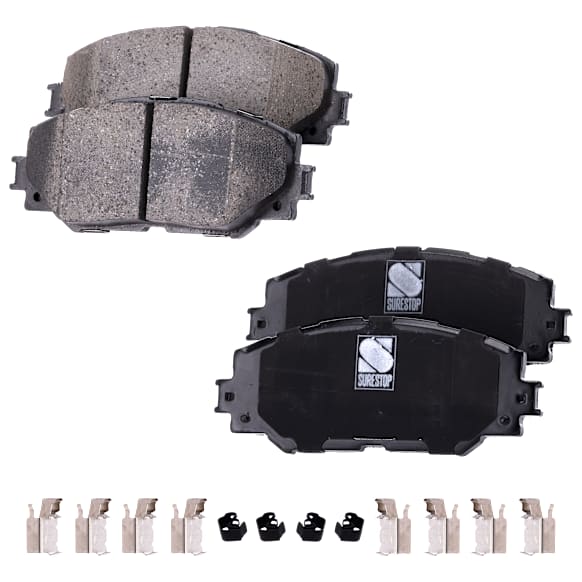 2018 Toyota RAV4 - Front and Rear Ceramic Brake Pad Set, Pro-Line Series