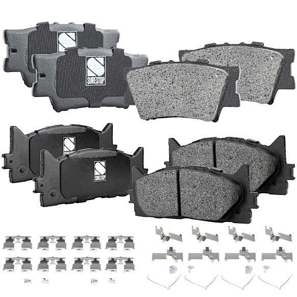 2016 Lexus ES350 - Front and Rear Ceramic Brake Pad Set, Pro-Line Series
