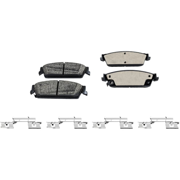 2012 Cadillac Escalade EXT - Front and Rear Ceramic Brake Pad Set, Pro-Line Series