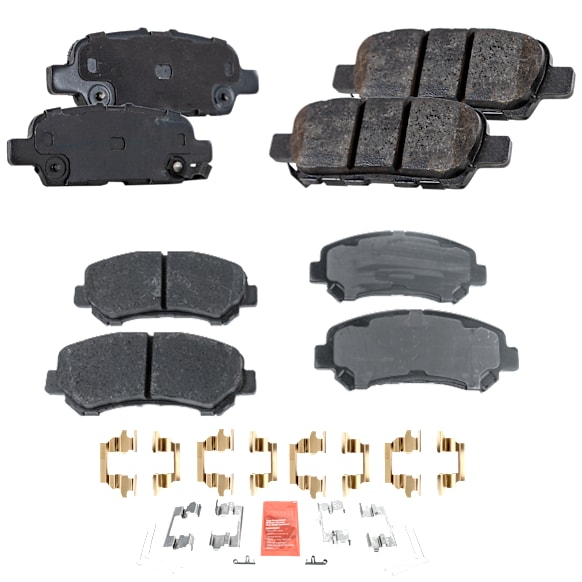 2016 Nissan Maxima - Front and Rear Ceramic Brake Pad Set, engdesig: VQ35DE, Naturally Aspirated, GAS, Nissan Engine, Pro-Line Series