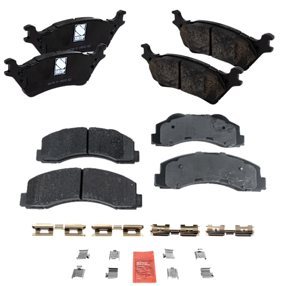 2013 Ford F-150 - Front and Rear Ceramic Brake Pad Set, Pro-Line Series