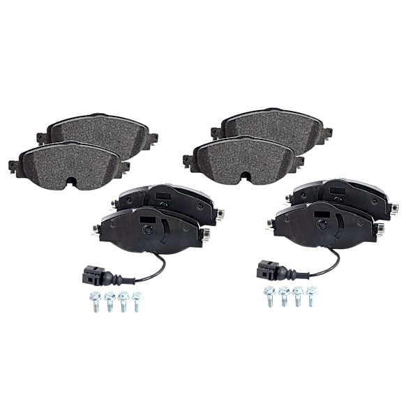 2015 Volkswagen Golf - Front and Rear Organic Brake Pad Set, Production Date To 09/21/2014, Pro-Line Series