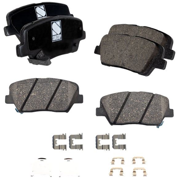 2019 Kia Sorento - Front and Rear Ceramic Brake Pad Set, Pro-Line Series