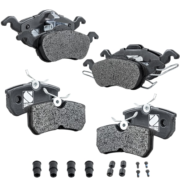 2001 Ford Focus - Front and Rear Semi-Metallic Brake Pad Set, Pro-Line Series