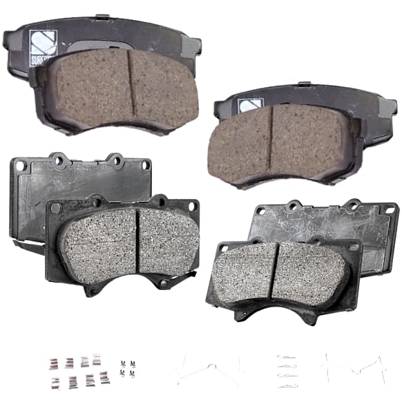 2011 Lexus GX460 - Front and Rear Ceramic Brake Pad Set, Pro-Line Series