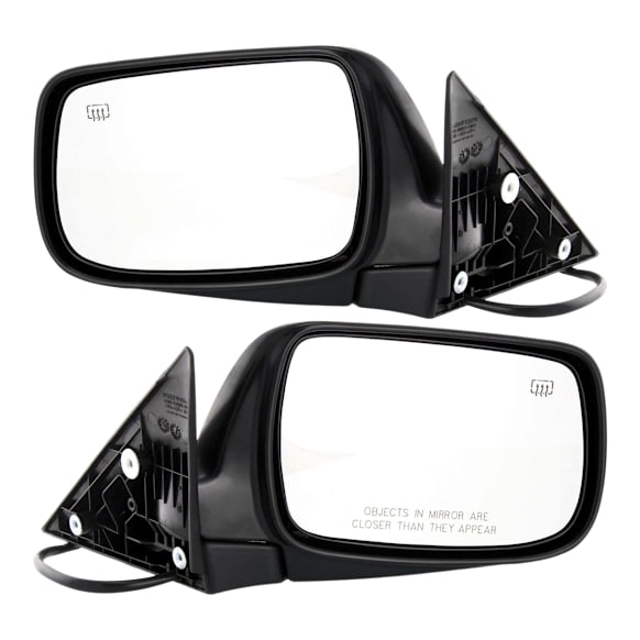 Driver and Passenger Side Mirrors, Power, Manual Folding, Heated, Paintable, No Signal Light, No Memory, No Puddle Light, No Auto-Dimming, No Blind Spot Feature