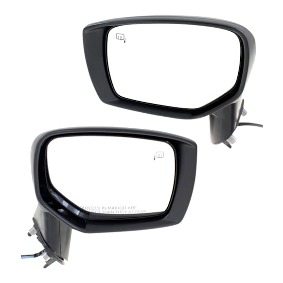 2015-2021 Subaru WRX - Driver and Passenger Side Mirrors, Power, Manual Folding, Heated, Paintable, In-housing Signal Light, No Memory, No Puddle Light, No Auto-Dimming, No Blind Spot Feature