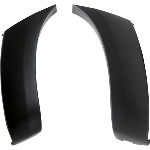 Front, Driver and Passenger Side Bumper End, Primed Plastic