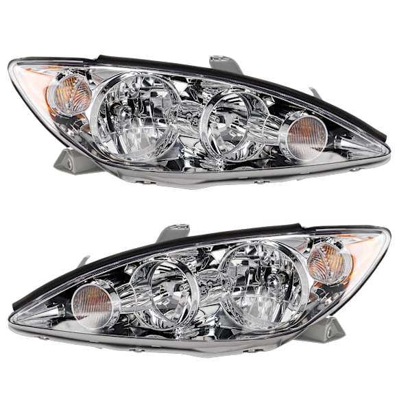 2006 Toyota Camry - Driver and Passenger Side Halogen Headlight, With bulb(s), USA Built Vehicle, OE Replacement