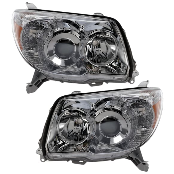 2006 Toyota 4Runner - Driver and Passenger Side Halogen Headlight, Without bulb(s), Without Sport Package, OE Replacement