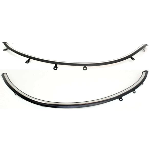 Fender Flares - Front, Driver and Passenger Side, Chrome