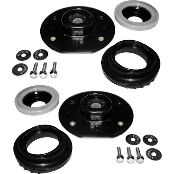 SET-TS905980 Front, Driver and Passenger Side Strut Mount, Strut-Mate Series