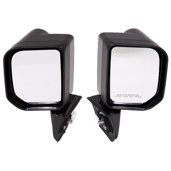 2007 Toyota FJ Cruiser - Driver and Passenger Side Mirror, Power Adjust, Non-Heated, Paintable, Manual Folding, In-housing Signal Light, No Blind Spot Feature, No Memory, No Puddle Light, No Auto-Dimming