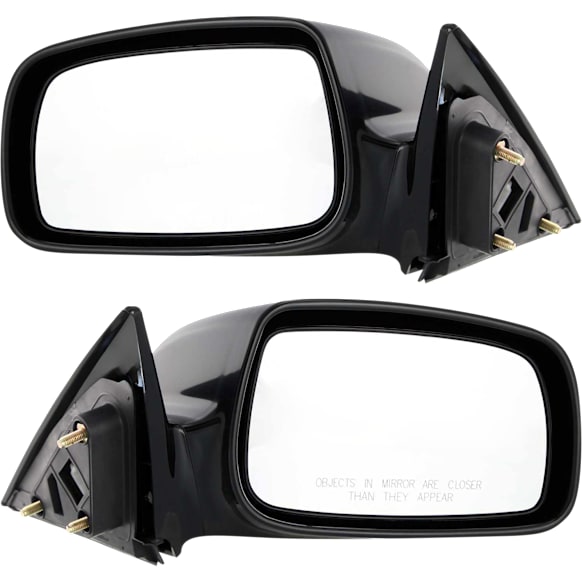 2004-2008 Toyota Solara - Driver and Passenger Side Mirrors, Power, Non-Folding, Heated, Paintable, No Signal Light, No Memory, No Puddle Light, No Auto-Dimming, No Blind Spot Feature