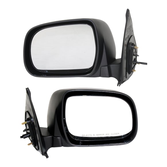2005 Toyota Tacoma - Driver and Passenger Side Mirror, Power Adjust, Non-Heated, Paintable, Manual Folding, No Signal Light, No Blind Spot Feature, No Memory, No Puddle Light, No Auto-Dimming