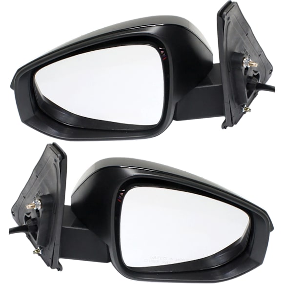 2017 Toyota 4Runner - Driver and Passenger Side Mirror, Power Adjust, Heated, Paintable, Manual Folding, In-housing Signal Light, No Blind Spot Feature, No Memory, With Puddle Light, No Auto-Dimming