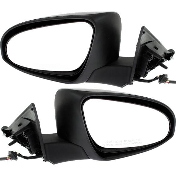 Driver and Passenger Side Mirrors, Power, Manual Folding, Heated, Paintable, No Signal Light, No Memory, No Puddle Light, No Auto-Dimming, No Blind Spot Feature
