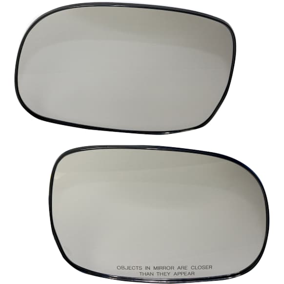 Driver and Passenger Side Mirror Glass, Heated, Non-Towing, With backing plate, Includes (2) Mirror Glasses
