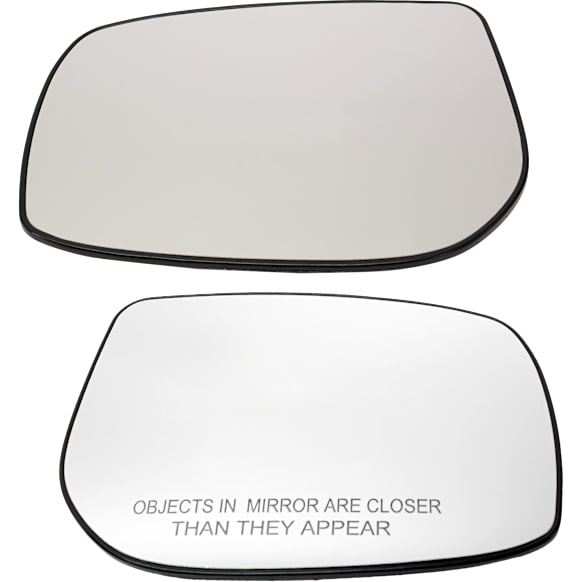 Driver and Passenger Side Mirror Glass, Non-Heated, No Blind Spot Feature