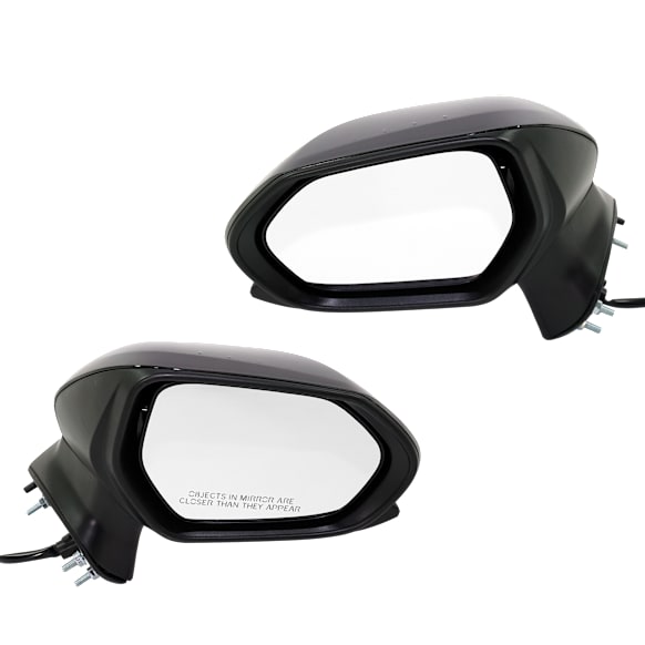 2018-2024 Toyota Camry - Driver and Passenger Side Mirrors, Power, Manual Folding, Non-Heated, Paintable, No Signal Light, No Memory, No Puddle Light, No Auto-Dimming, No Blind Spot Feature