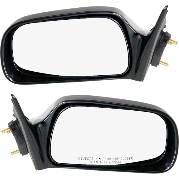 Driver and Passenger Side Non-Towing Mirrors, Power, Non-Heated, Non-Folding, Paintable, No Signal Light,  Memory, Puddle Light, Auto-Dimming, and Blind Spot Feature, USA Built Vehicle