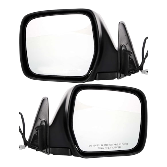 Driver and Passenger Side Mirrors, Power, Manual Folding, Non-Heated, Paintable, No Signal Light, No Memory, No Puddle Light, No Auto-Dimming, No Blind Spot Feature